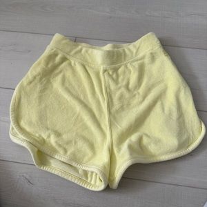 Free people terry cloth shorts